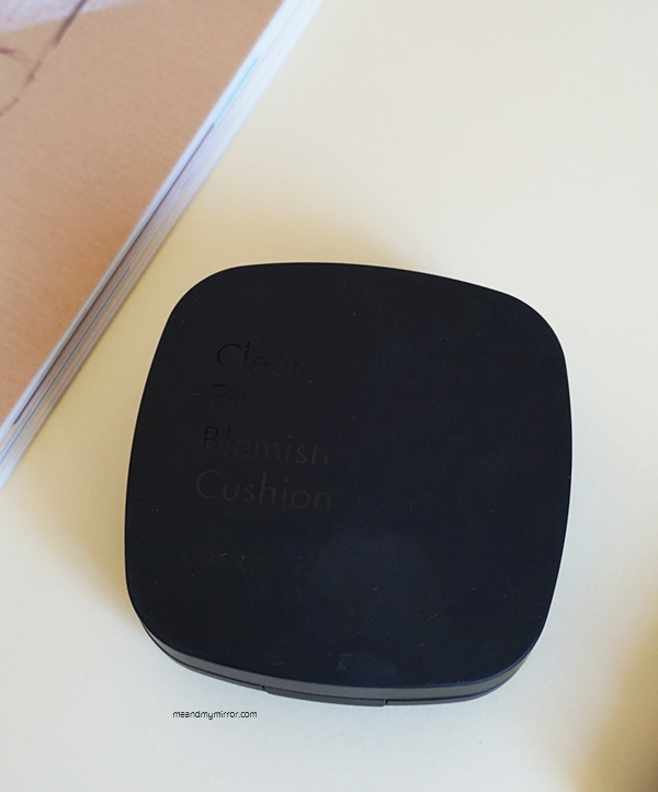COSRX Clear Fit Blemish Cushion - SPF47 PA++ Sleek matte black packaging